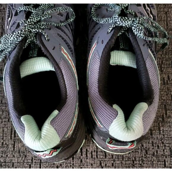 Saucony Run Anywhere Womens Running Shoes S10451-3 Gray Green Size 10 - Picture 6 of 8